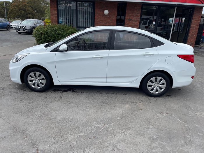 2017 Hyundai Accent Active RB4 MY17 Crystal White