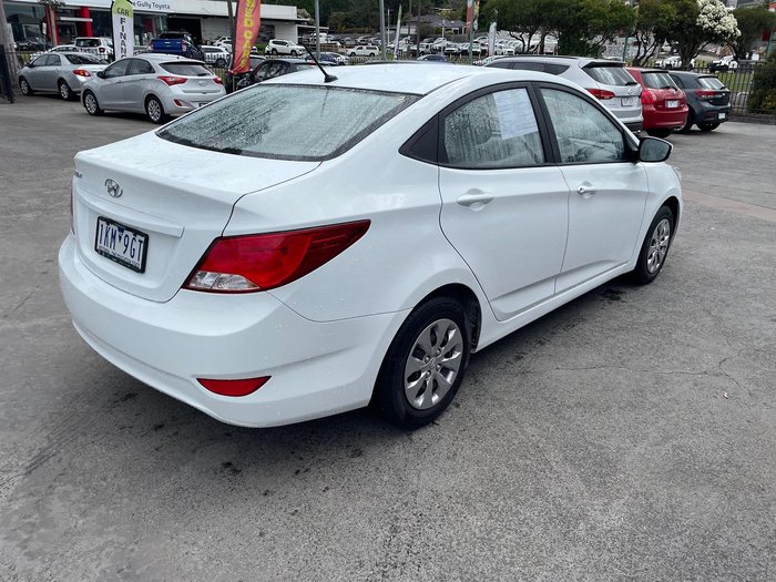 2017 Hyundai Accent Active RB4 MY17 Crystal White