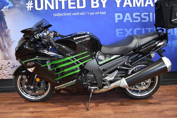 2013 Kawasaki NINJA ZX-14R SE green