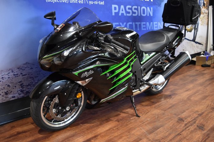 2013 Kawasaki NINJA ZX-14R SE green