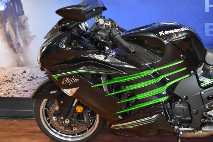 2013 Kawasaki NINJA ZX-14R SE green