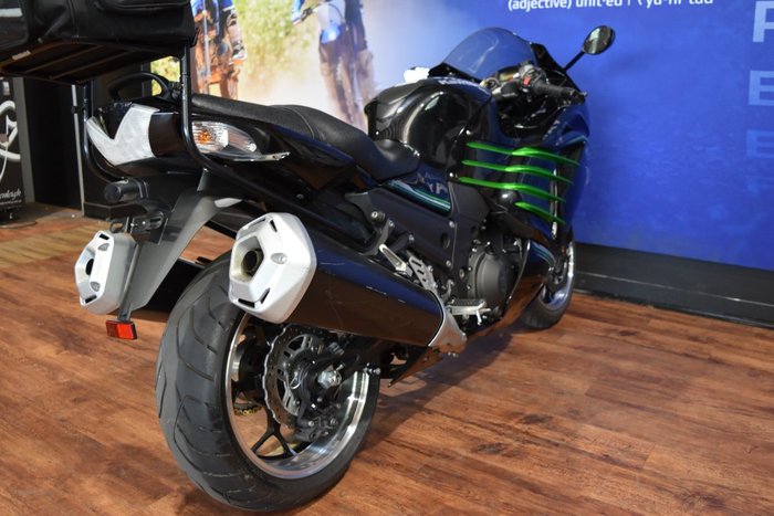 2013 Kawasaki NINJA ZX-14R SE green