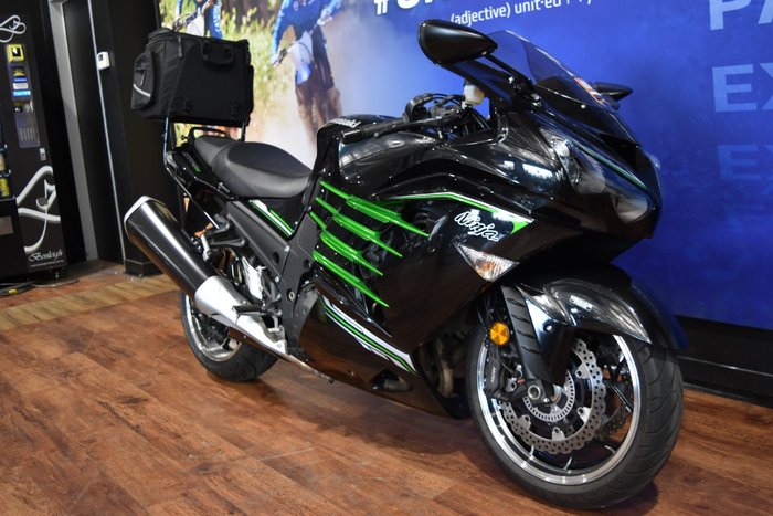 2013 Kawasaki NINJA ZX-14R SE green