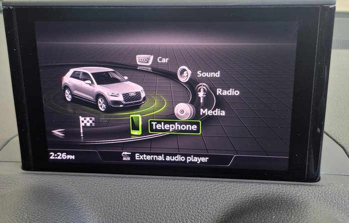 2019 Audi Q2 40 TFSI sport GA MY20 Four Wheel Drive Glacier White