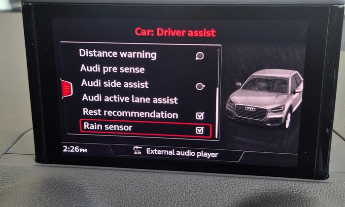 2019 Audi Q2 40 TFSI sport GA MY20 Four Wheel Drive Glacier White