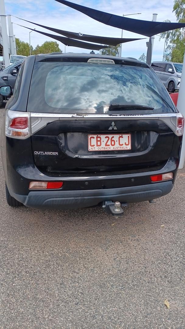 2013 Mitsubishi Outlander ES ZJ MY14 4X4 On Demand Black