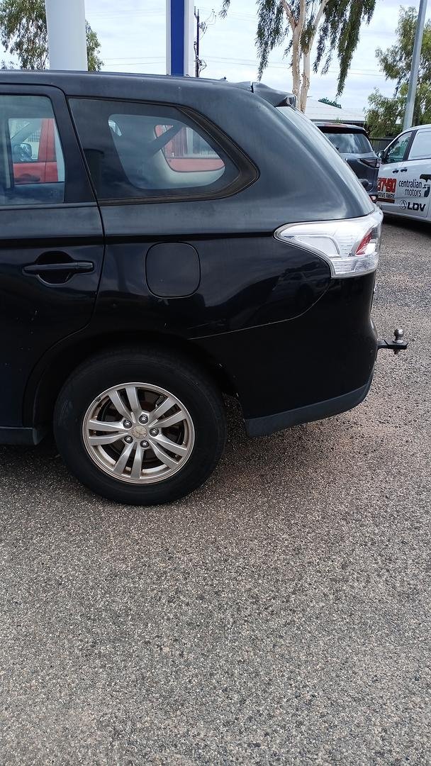 2013 Mitsubishi Outlander ES ZJ MY14 4X4 On Demand Black