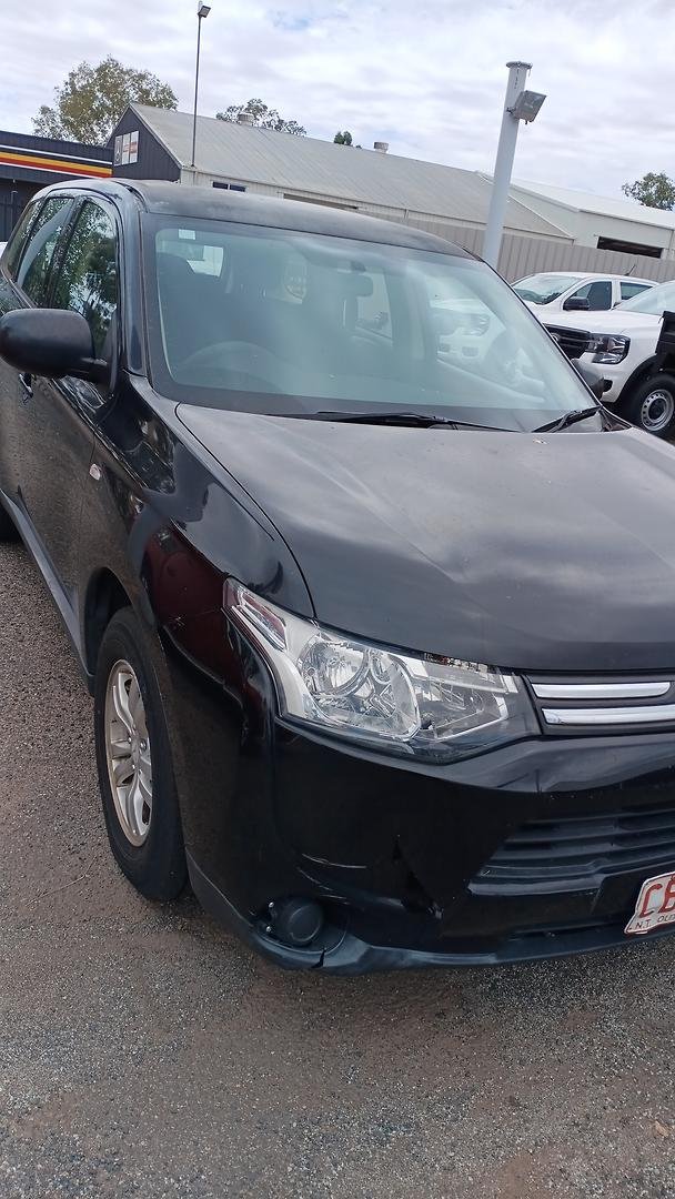 2013 Mitsubishi Outlander ES ZJ MY14 4X4 On Demand Black