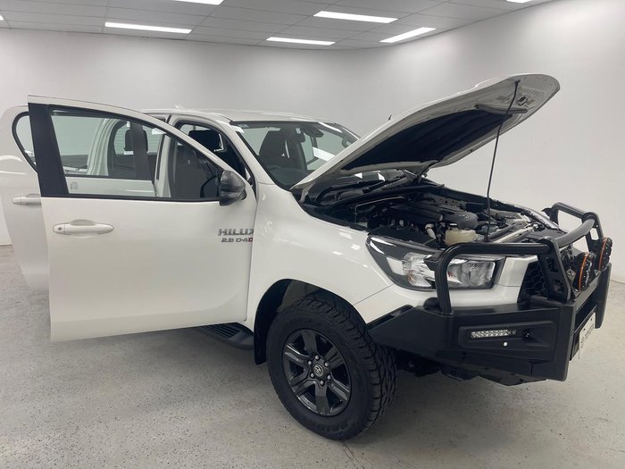 2024 Toyota Hilux SR GUN126R 4X4 Dual Range Glacier White