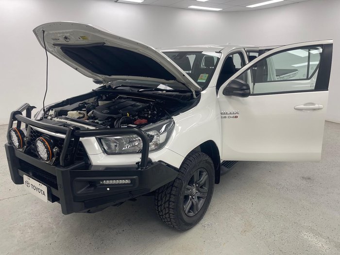 2024 Toyota Hilux SR GUN126R 4X4 Dual Range Glacier White