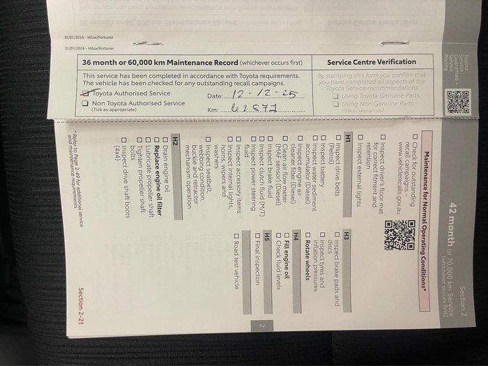 2024 Toyota Hilux SR GUN126R 4X4 Dual Range Glacier White