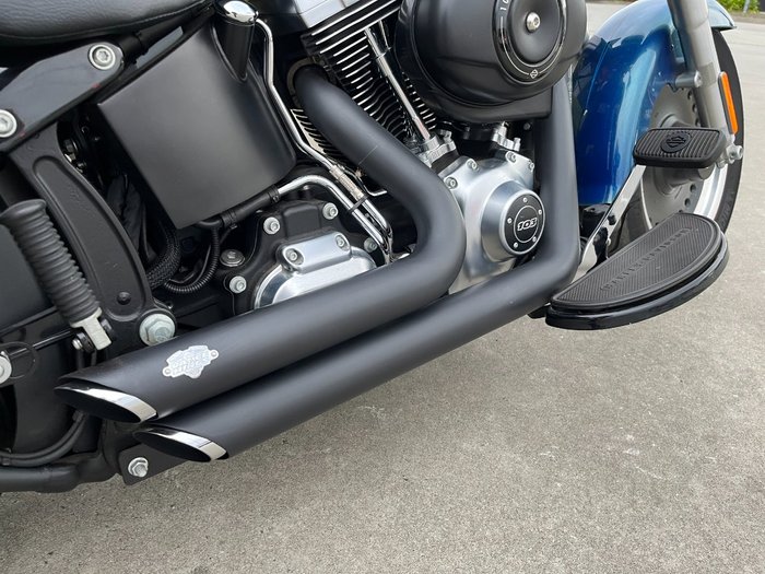 2014 HARLEY-DAVIDSON FLSTFB FAT BOY LO Blue