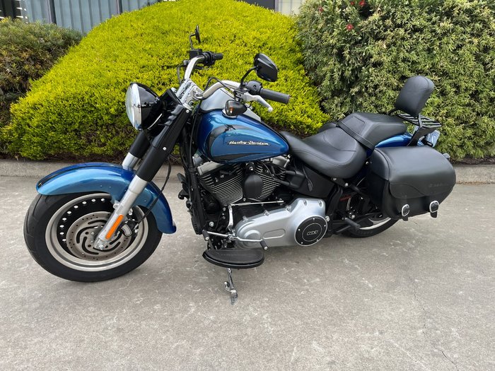 2014 HARLEY-DAVIDSON FLSTFB FAT BOY LO Blue