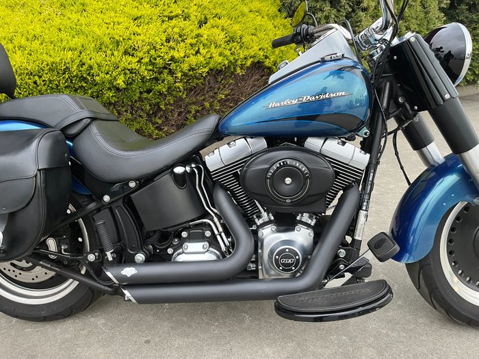 2014 HARLEY-DAVIDSON FLSTFB FAT BOY LO Blue