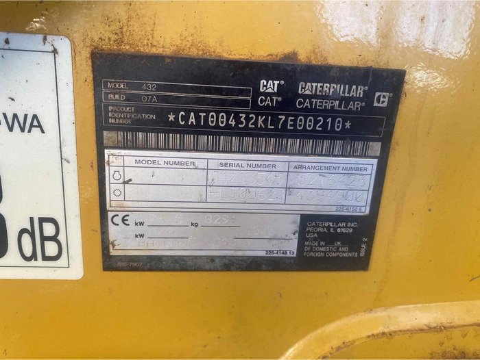 2020 Caterpillar 432 Next Gen