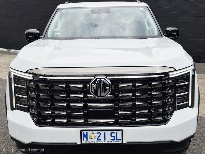 2025 MG MGU9 Explore Pro EKK1C MY25 4X4 Dual Range Alpine White