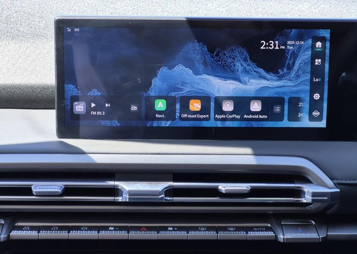 2025 MG MGU9 Explore X EKK1C MY25 4X4 Dual Range Alpine White