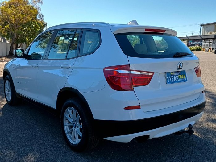 2013 BMW X3 xDrive20d F25 MY13 4X4 Constant Alpine White