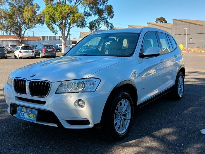 2013 BMW X3 xDrive20d F25 MY13 4X4 Constant Alpine White