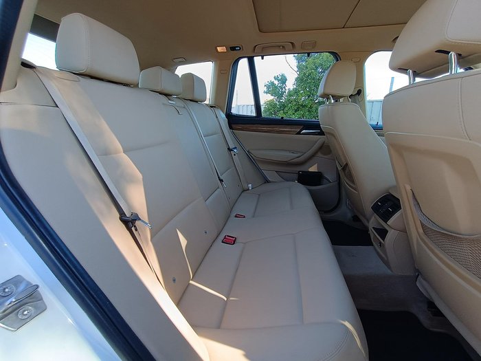 2013 BMW X3 xDrive20d F25 MY13 4X4 Constant Alpine White