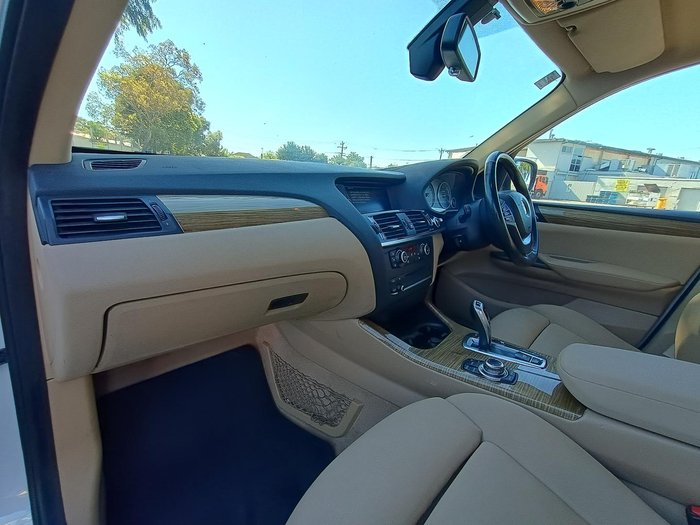 2013 BMW X3 xDrive20d F25 MY13 4X4 Constant Alpine White