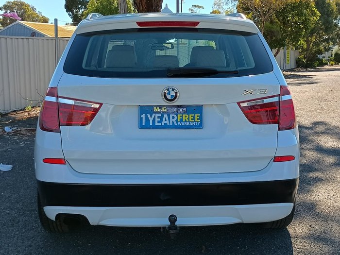 2013 BMW X3 xDrive20d F25 MY13 4X4 Constant Alpine White