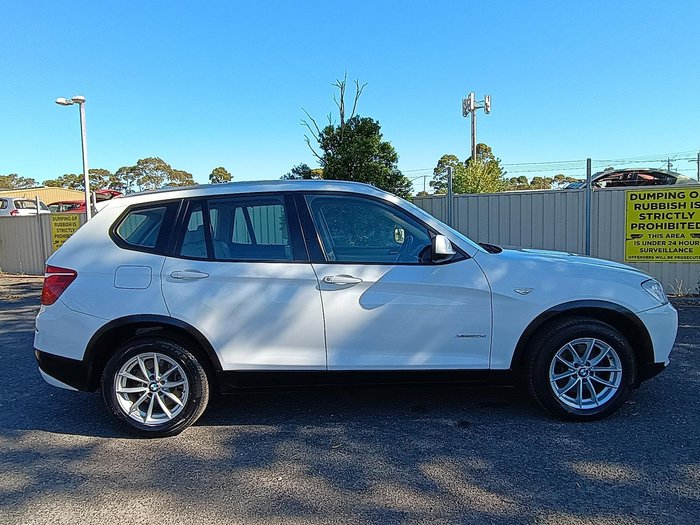 2013 BMW X3 xDrive20d F25 MY13 4X4 Constant Alpine White
