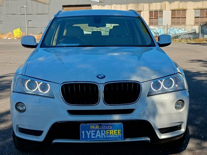 2013 BMW X3 xDrive20d F25 MY13 4X4 Constant Alpine White