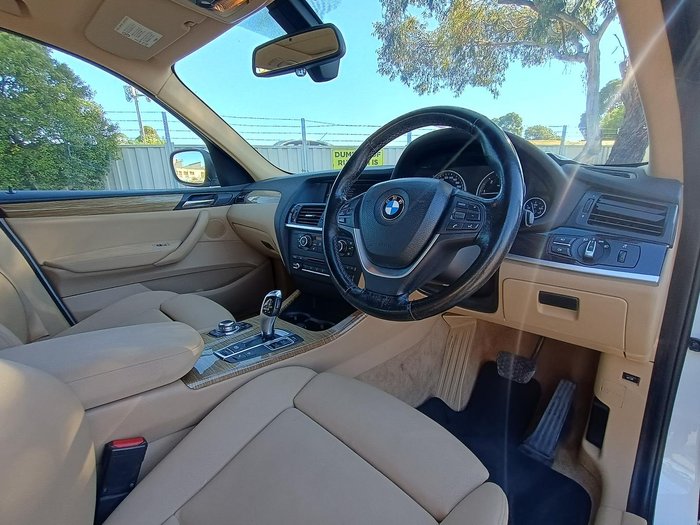 2013 BMW X3 xDrive20d F25 MY13 4X4 Constant Alpine White