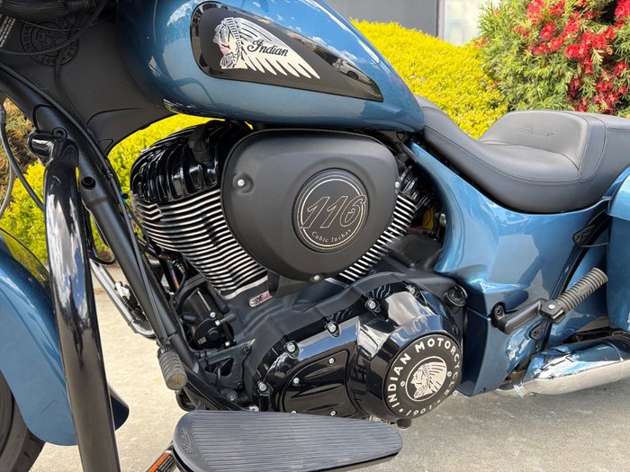 2022 Indian CHIEFTAIN DARK HORSE BLUE SLATE METALLIC