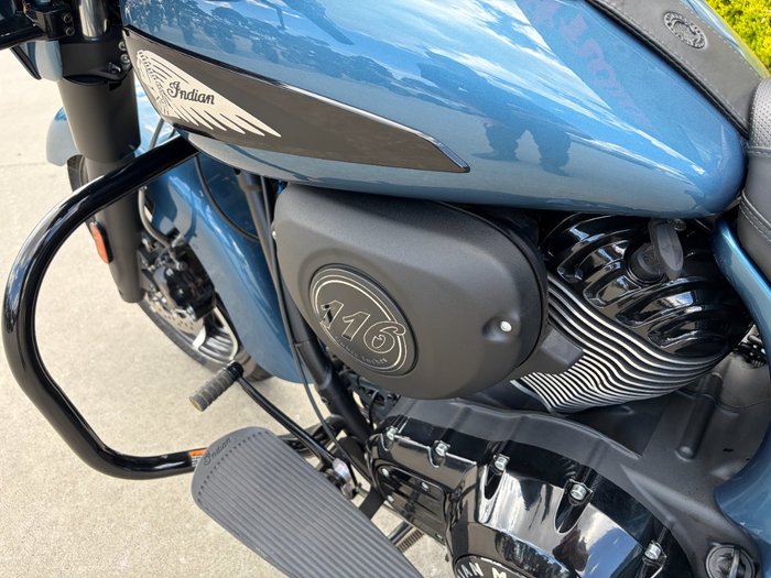 2022 Indian CHIEFTAIN DARK HORSE BLUE SLATE METALLIC