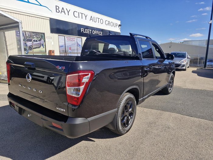 2025 KGM Musso Ultimate Q261 MY26 4X4 Dual Range Space Black