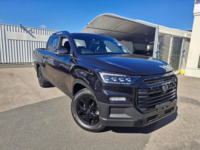 2025 KGM Musso Ultimate Q261 MY26 4X4 Dual Range Space Black