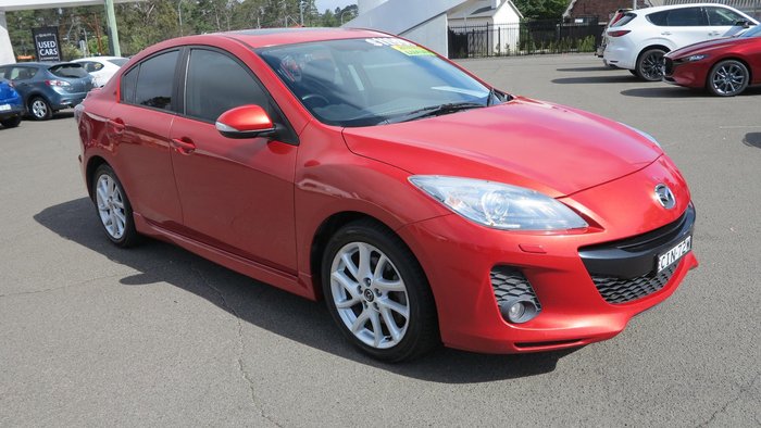 2012 Mazda 3 SP25 BL Series 2 MY13 Velocity Red