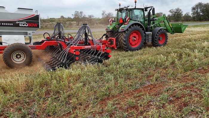 0 Serafin Single Disc Row Unit Black