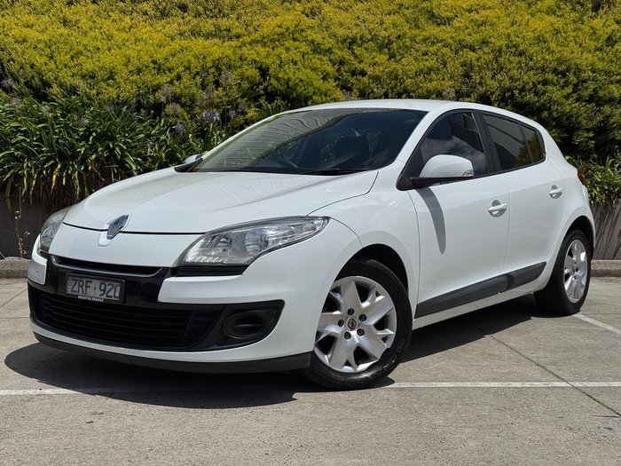 2013 Renault Megane Expression III B95 MY13 Glacier White