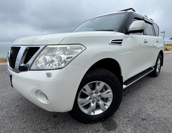 2014 Nissan Patrol Ti-L Y62 4X4 Dual Range White Diamond