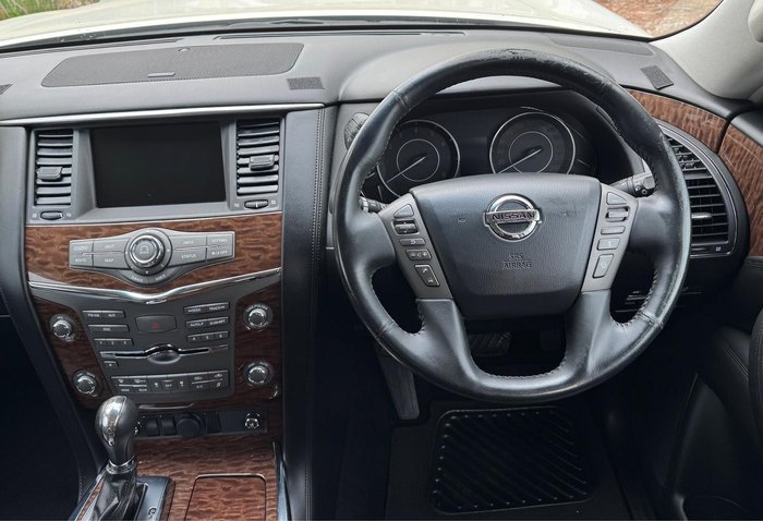 2014 Nissan Patrol Ti-L Y62 4X4 Dual Range White Diamond