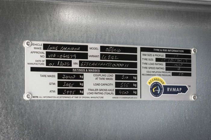 2026 Lotus Caravans Trooper 24Sbq
