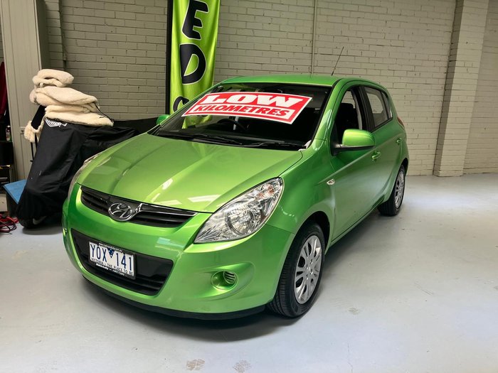 2011 Hyundai i20 Active PB MY11 Electric Green