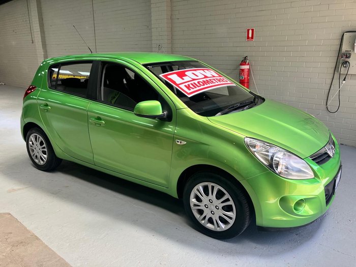 2011 Hyundai i20 Active PB MY11 Electric Green