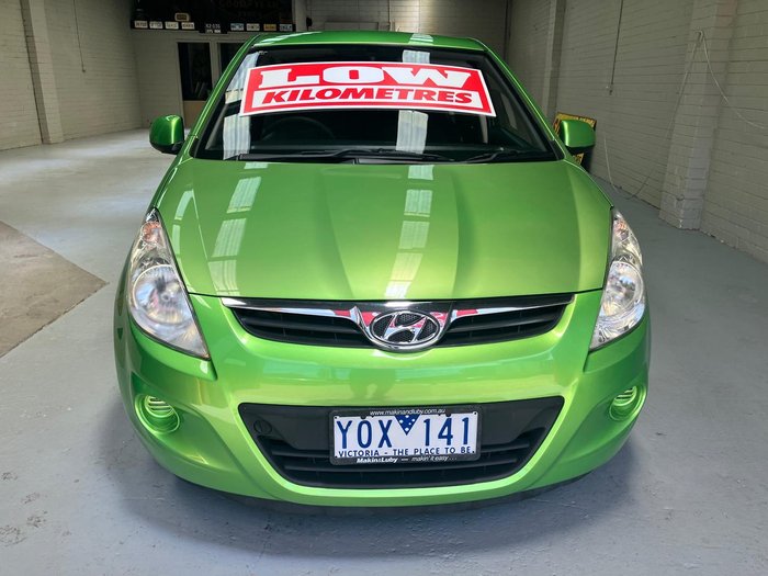 2011 Hyundai i20 Active PB MY11 Electric Green