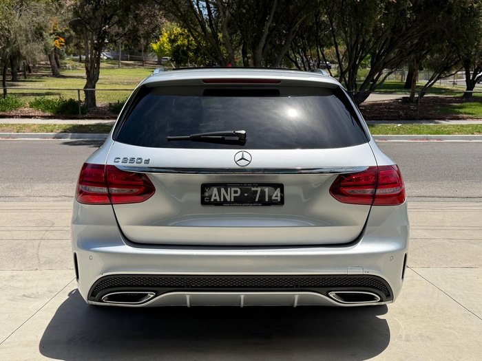 2017 Mercedes-Benz C-Class C250 d S205 Iridium Silver