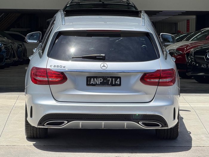 2017 Mercedes-Benz C-Class C250 d S205 Iridium Silver