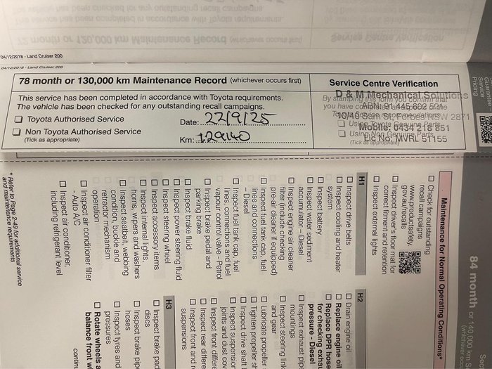 2019 Toyota Landcruiser Sahara VDJ200R 4X4 Dual Range Crystal Pearl