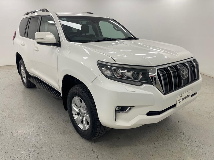 2023 Toyota Landcruiser Prado GXL GDJ150R 4X4 Dual Range Glacier White