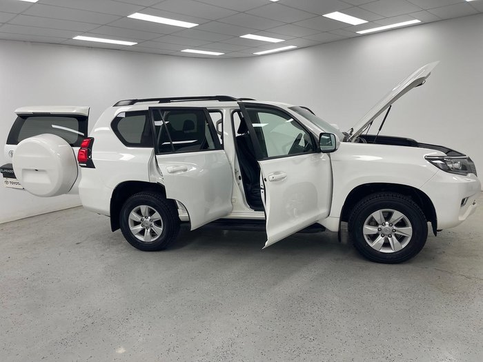 2023 Toyota Landcruiser Prado GXL GDJ150R 4X4 Dual Range Glacier White