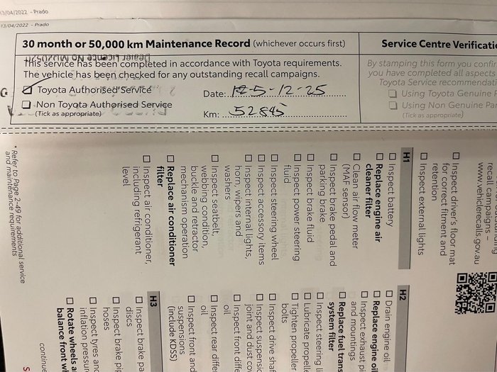 2023 Toyota Landcruiser Prado GXL GDJ150R 4X4 Dual Range Glacier White