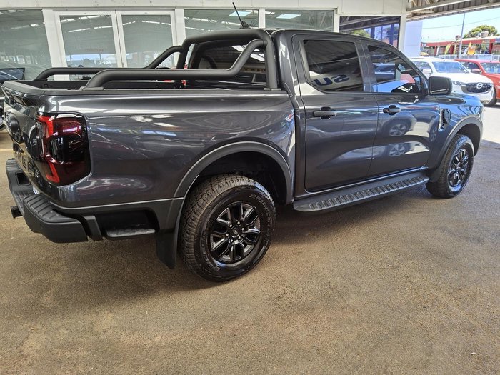 2024 Ford Ranger Black Edition MY24.50 4X4 Dual Range Meteor Grey
