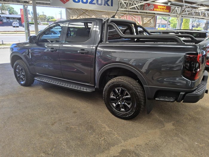 2024 Ford Ranger Black Edition MY24.50 4X4 Dual Range Meteor Grey